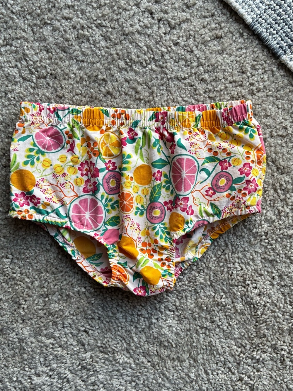 Patagonia Fruity Baby Bloomers - Pink, Yellow & Green